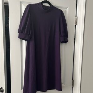 Beautiful color plum dress Ann Taylor size M
